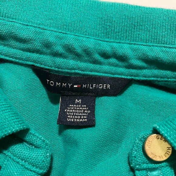 Tommy Hilfiger Womens Polo Tshirt Size Medium Shirt - Picture 5 of 16